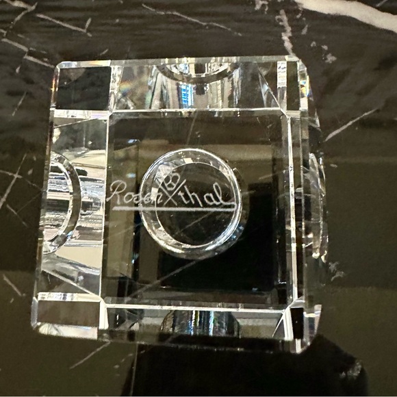 Rosenthal Crystal Candleholder Set Mint Vintage Pair in Original Box - Picture 8 of 12